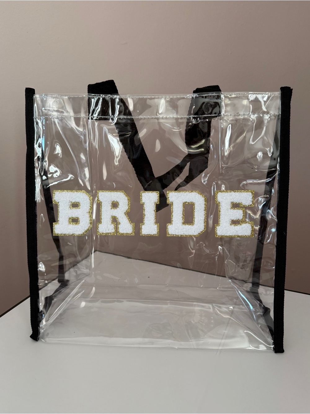 BRAND NEW Clear Tote Bag
Bride